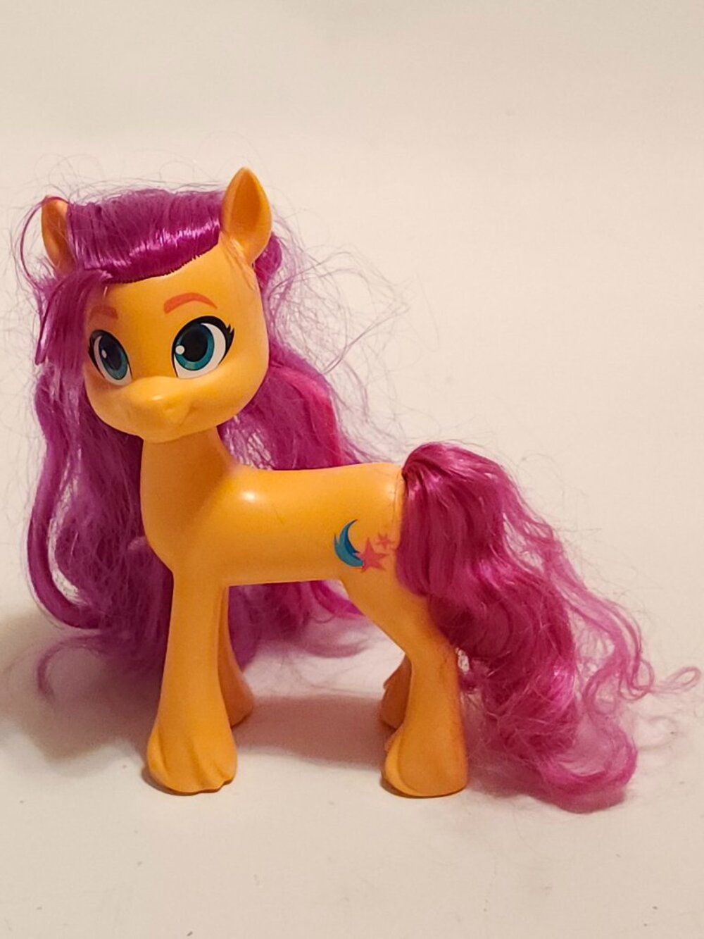 Hasbro My Little Pony Sunny Starscout Figure Orange Purple Hair Orange, Purple
